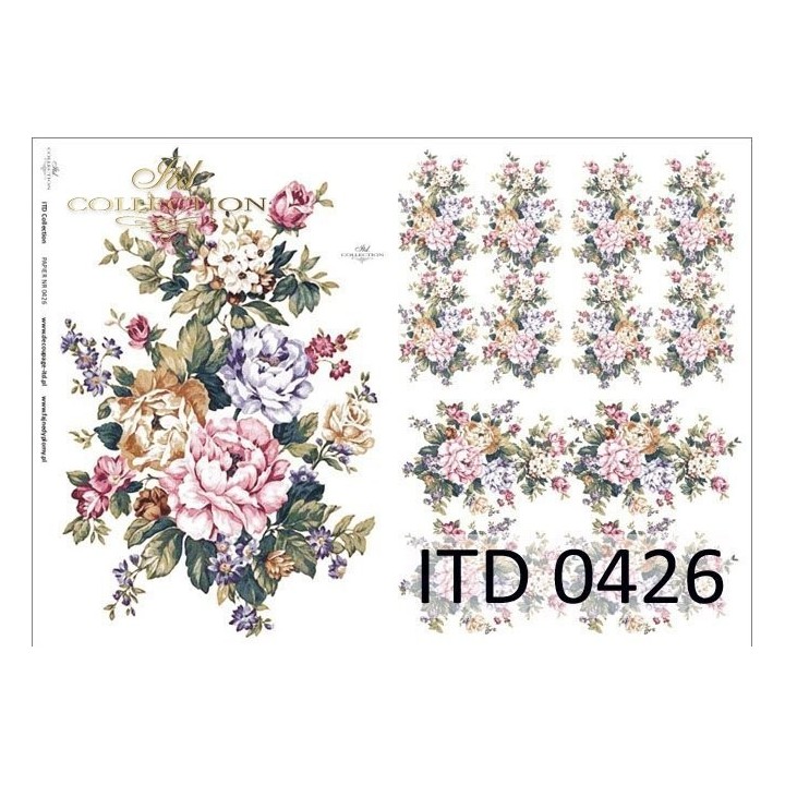 Decoupagepapier ITD D0426M