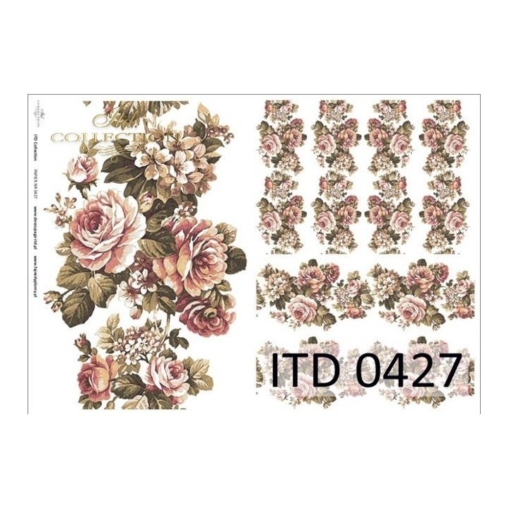 Decoupagepapier ITD D0427M