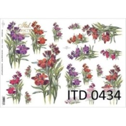 Decoupagepapier ITD D0434M