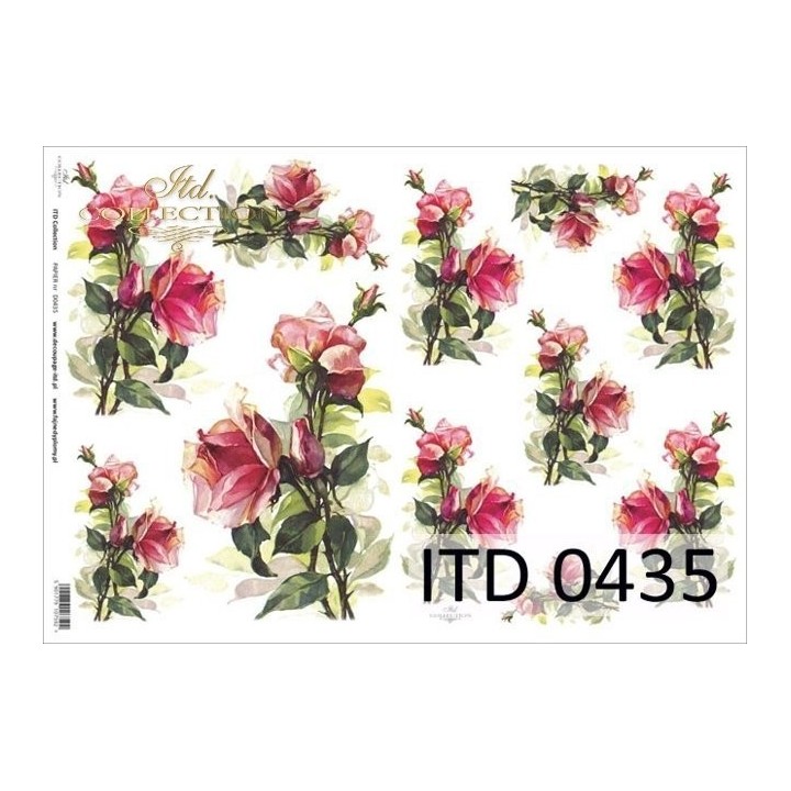 Decoupagepapier ITD D0435M