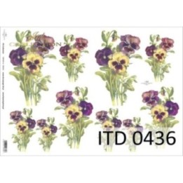Decoupagepapier ITD D0436M
