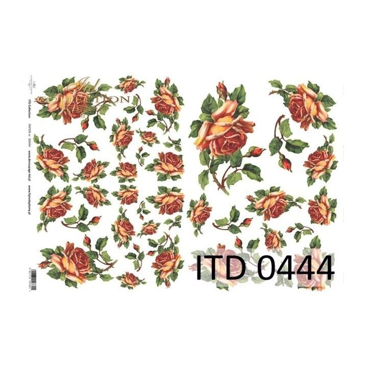 Decoupagepapier ITD D0444M
