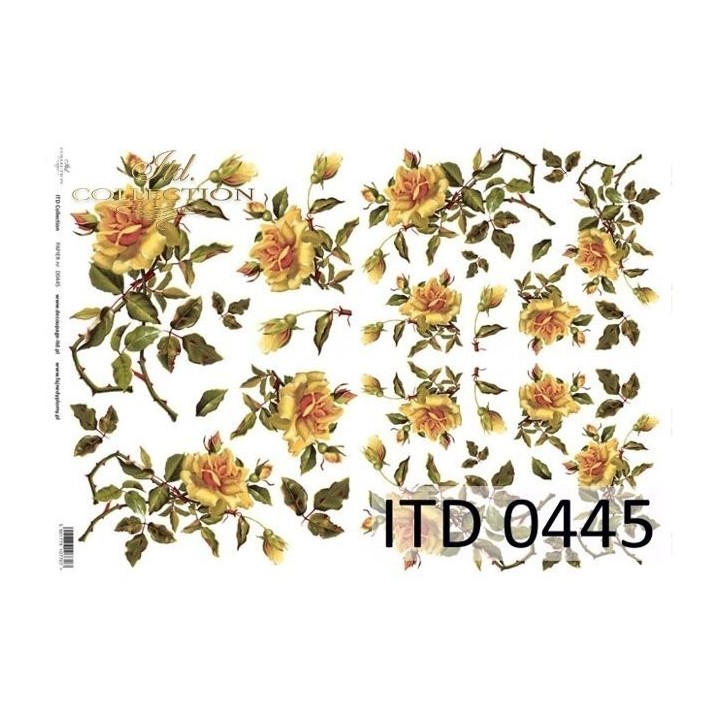 Decoupagepapier ITD D0445M