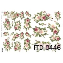 Decoupagepapier ITD D0446M