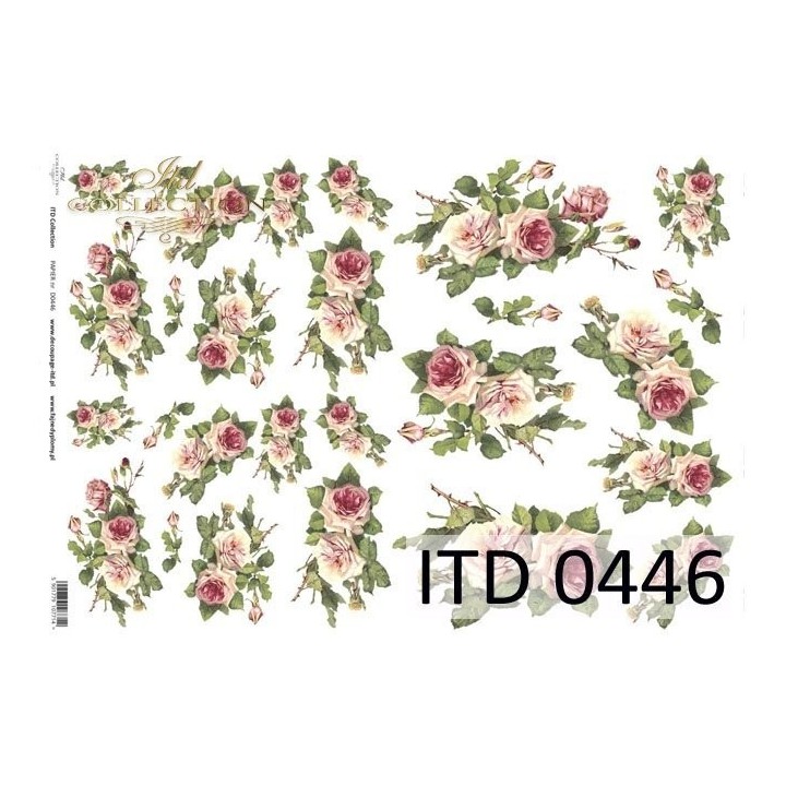 Decoupagepapier ITD D0446M