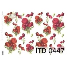 Decoupagepapier ITD D0447M