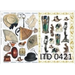 Decoupagepapier ITD D0421M