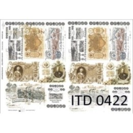 Decoupagepapier ITD D0422M
