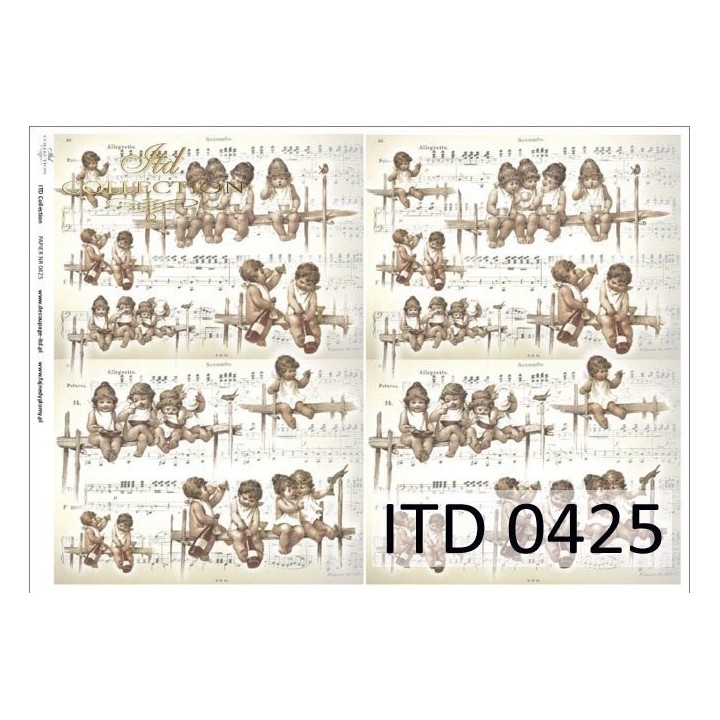 Decoupagepapier ITD D0425M