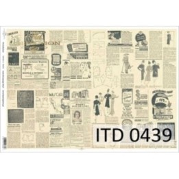 Decoupagepapier ITD D0439M