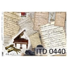 Decoupagepapier ITD D0440M