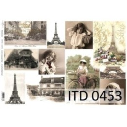 Decoupagepapier ITD D0453M