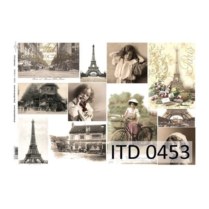 Decoupagepapier ITD D0453M