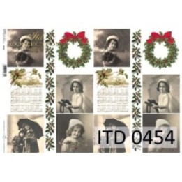Decoupagepapier ITD D0454M