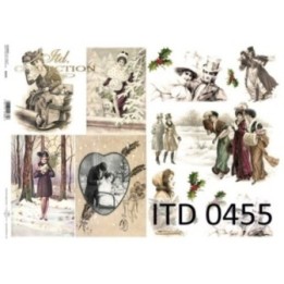 Decoupagepapier ITD D0455M