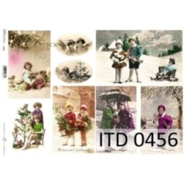 Decoupagepapier ITD D0456M