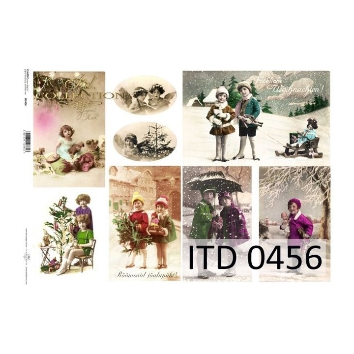 Decoupagepapier ITD D0456M