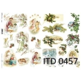 Decoupagepapier ITD D0457M