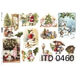 Decoupagepapier ITD D0460M