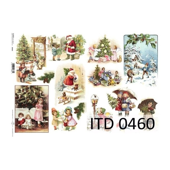 Decoupagepapier ITD D0460M
