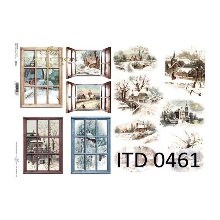 Decoupagepapier ITD D0461M