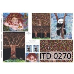 Decoupagepapier ITD D0270M