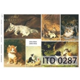 Decoupagepapier ITD D0287M
