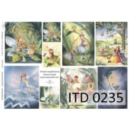 Decoupagepapier ITD D0235M