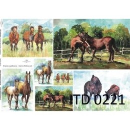 Decoupagepapier ITD D0221M