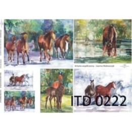 Decoupagepapier ITD D0222M