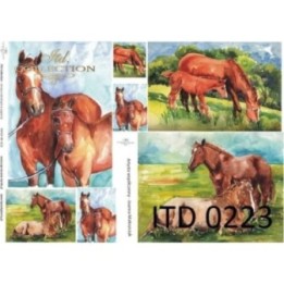 Decoupagepapier ITD D0223M