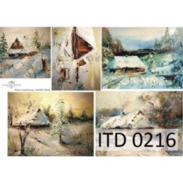 Decoupagepapier ITD D0216M