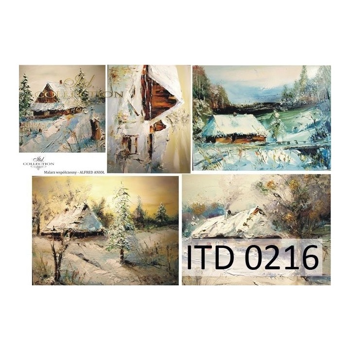 Decoupagepapier ITD D0216M