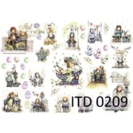 Decoupagepapier ITD D0209M