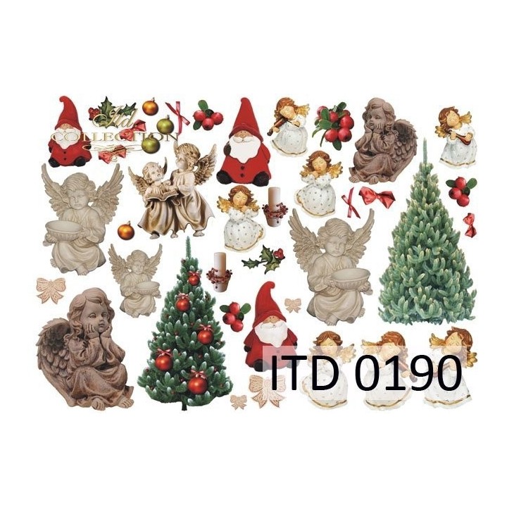 Decoupagepapier ITD D0190M