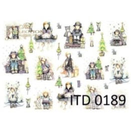 Decoupagepapier ITD D0189M