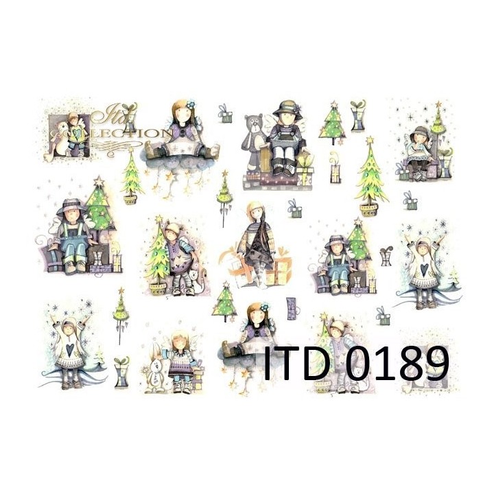Decoupagepapier ITD D0189M