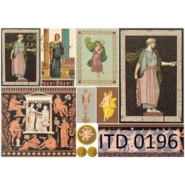 Decoupagepapier ITD D0196M