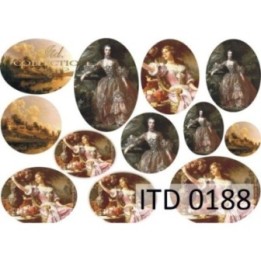 Decoupagepapier ITD D0188M