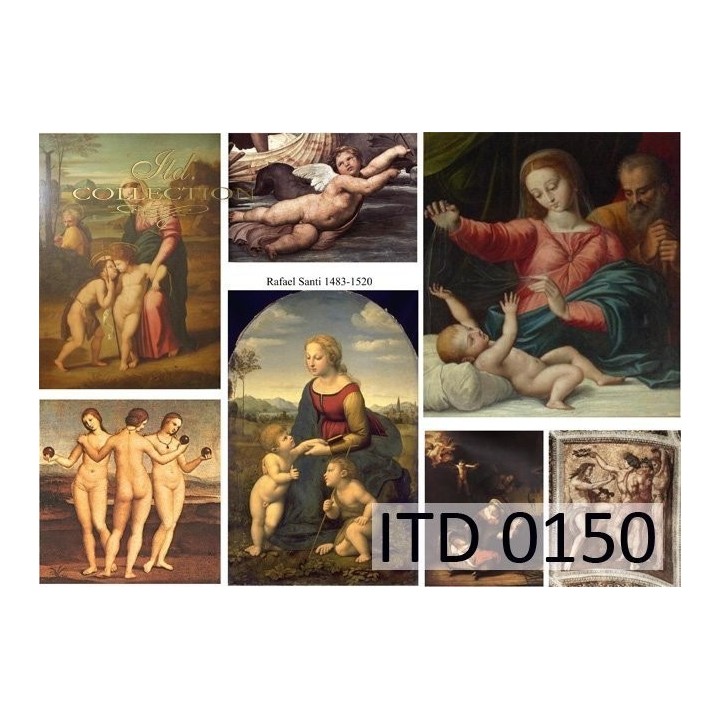 Decoupagepapier ITD D0150M