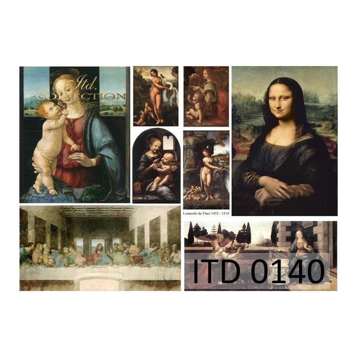 Decoupagepapier ITD D0140M