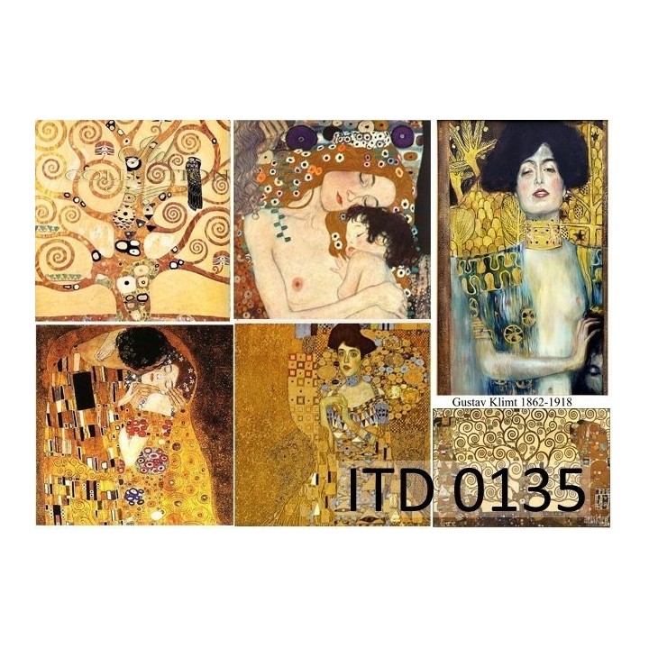 Decoupagepapier ITD D0135M