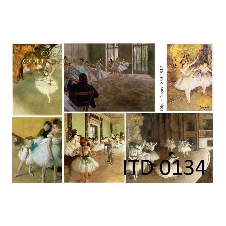 Decoupagepapier ITD D0134M