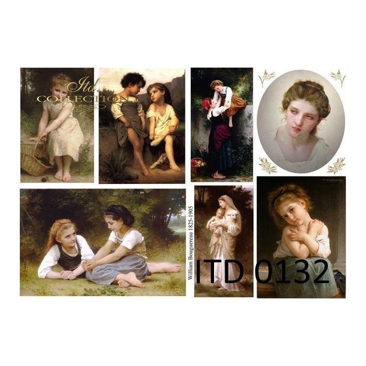 Decoupagepapier ITD D0132M