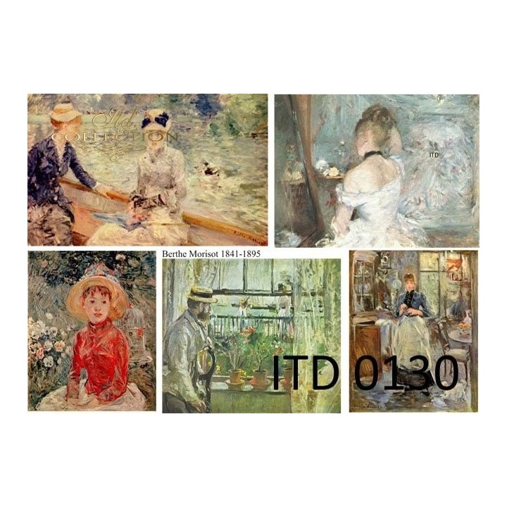 Decoupagepapier ITD D0130M