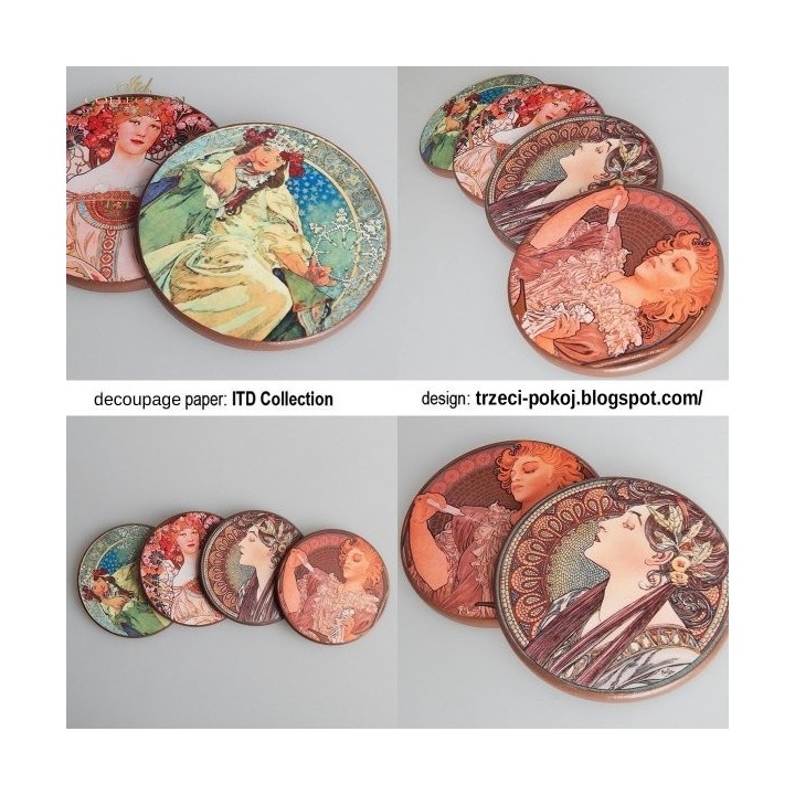 Decoupagepapier ITD D0127M