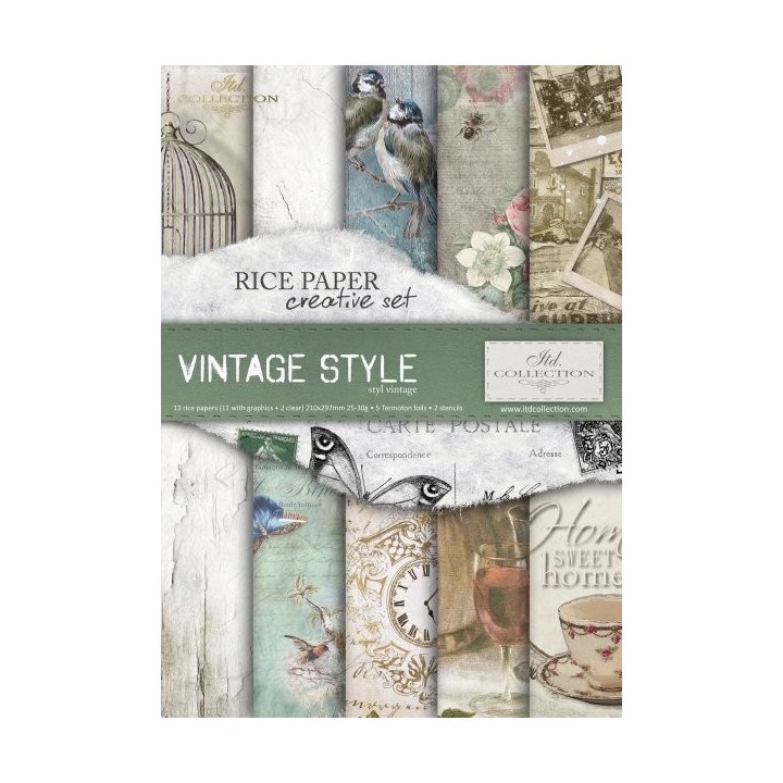 Creatieve set RS012 in vintage stijl