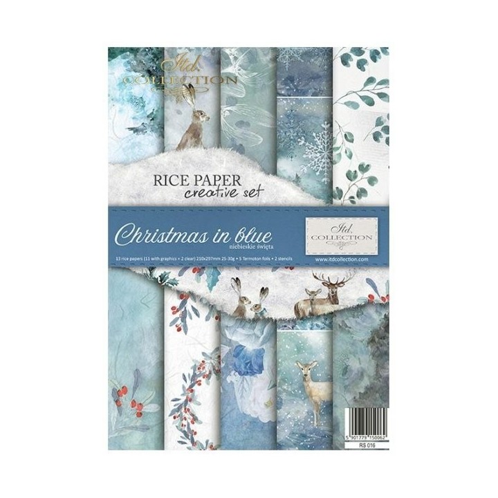 Creatieve set RS016 Kerst in blauw