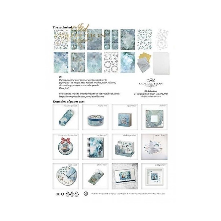 Creatieve set RS016 Kerst in blauw