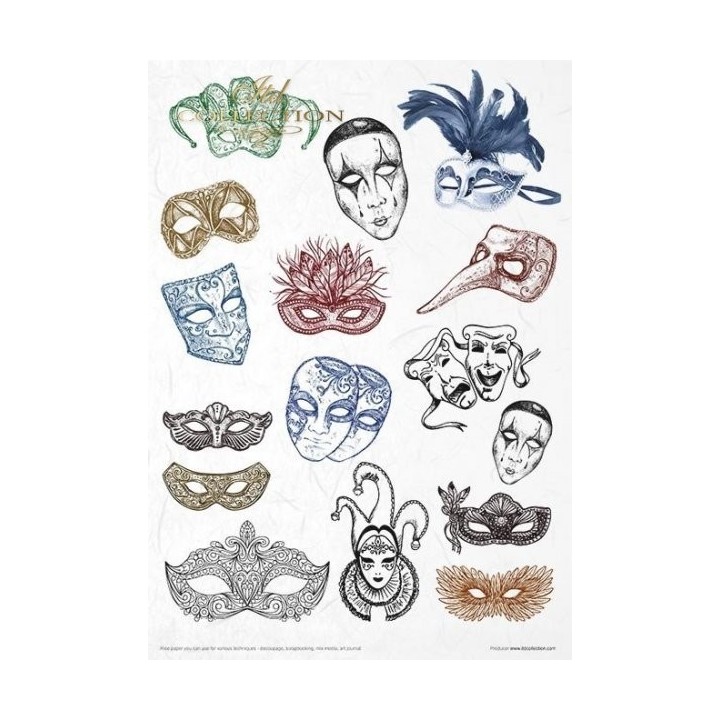 Creatieve set RS019 Carnaval - Pierrot verliefd